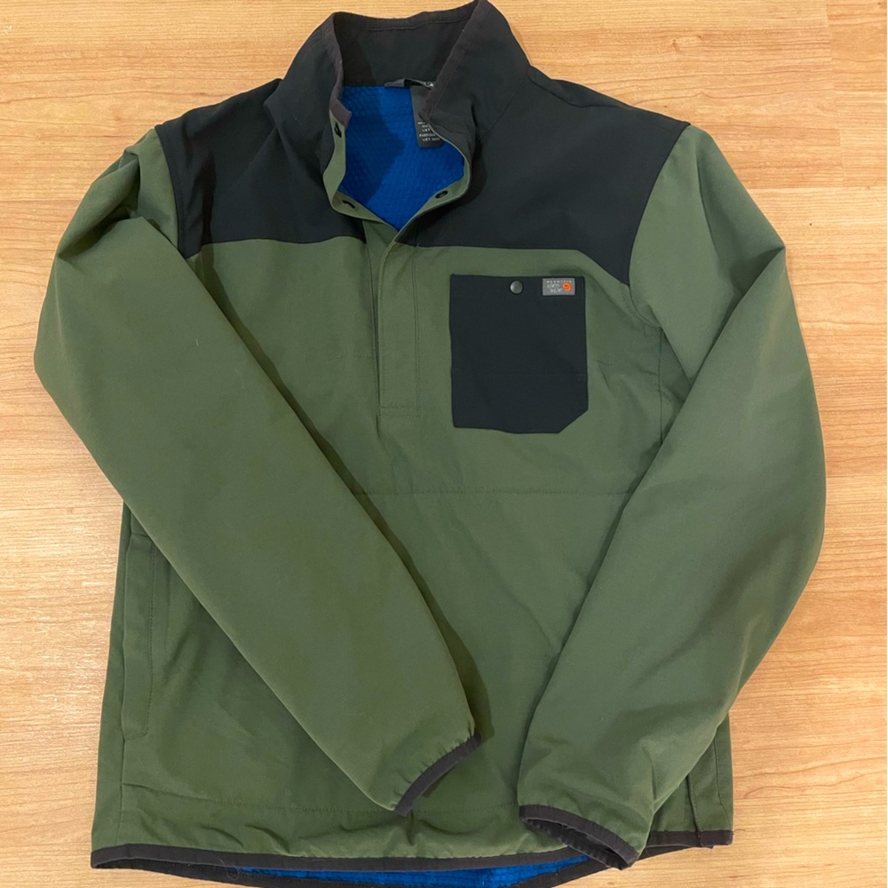Mountain Hardwear Men’s Lined Pullover Jacket, Size Small